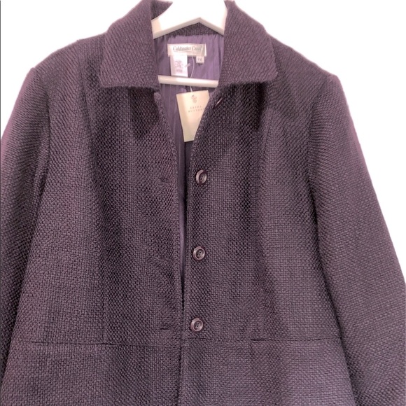 Coldwater Creek size petite XLarge plum blazer - Picture 3 of 7